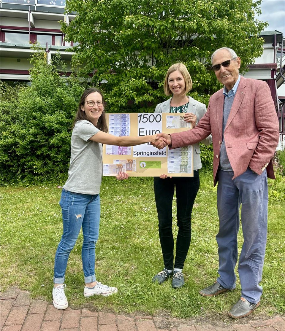 Springinsfeld Spendenübergabe Fröbelschule 16.05.2025